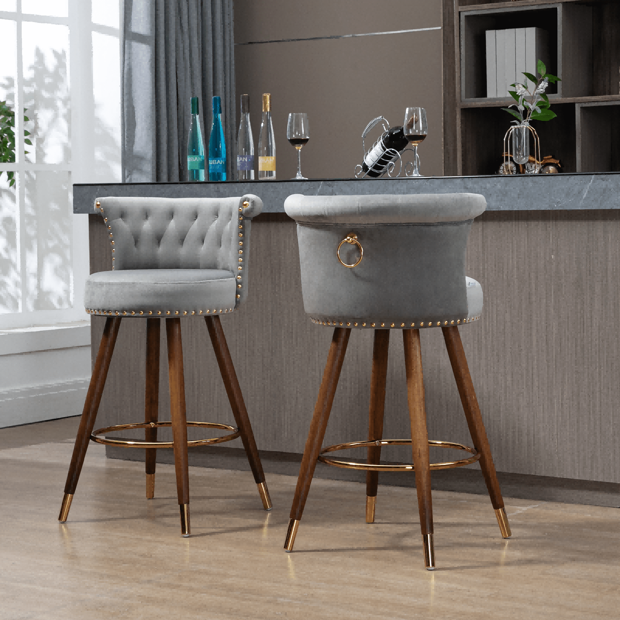 Bar Stools, Counter Height Barstools, Modern Upholstered Bar Stools ...