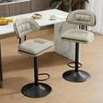 Bar Stools Modern Adjustable Swivel Counter Height Barstools for