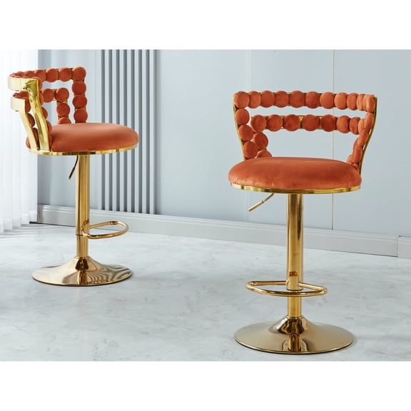 Bar Stools Set, Comfortable Backrest and Seating / Easy to Assemble Anywhere