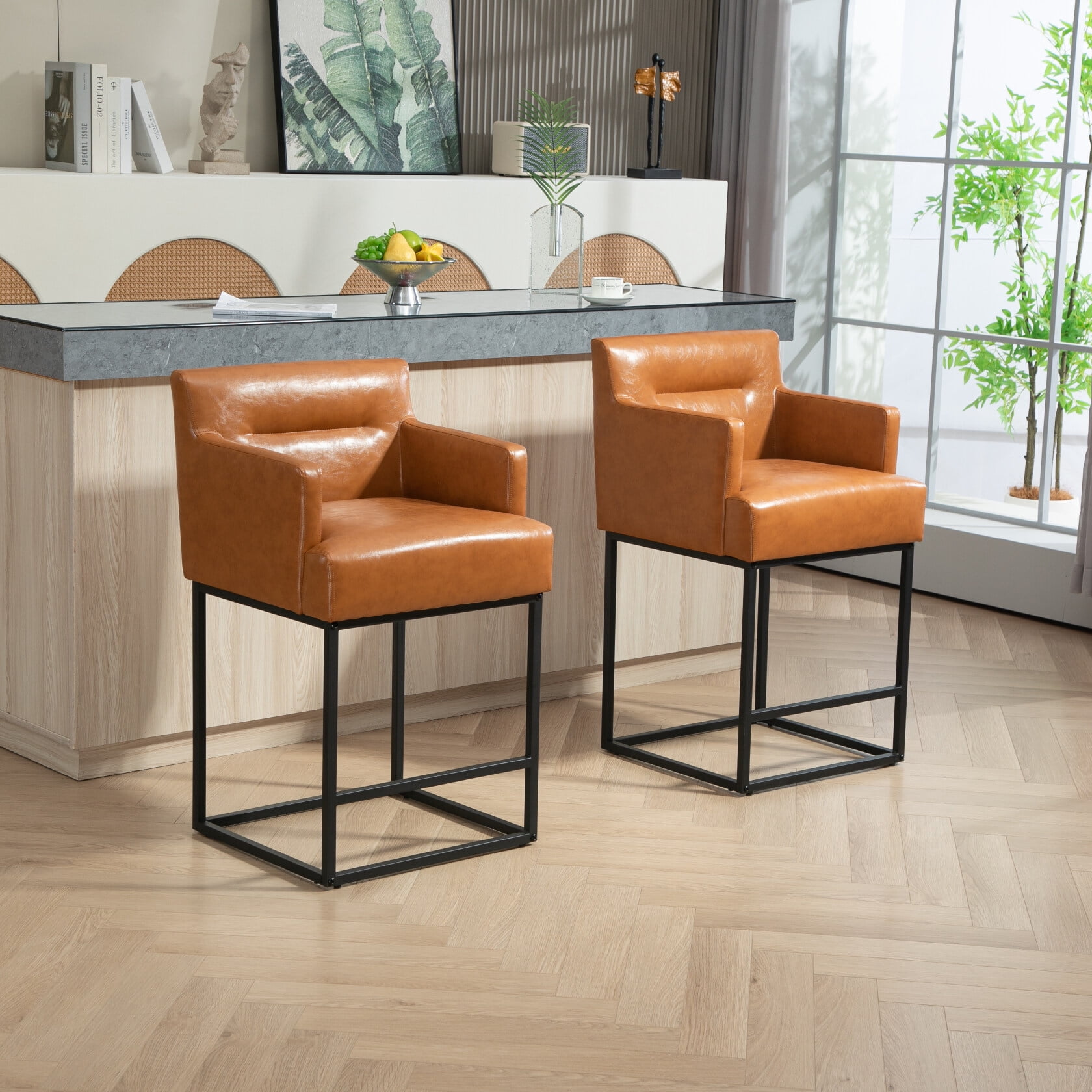 Bar stool with backrest and arms hotsell