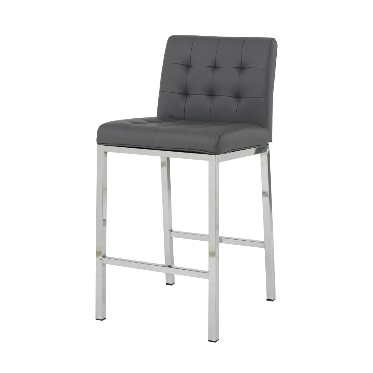 Bar Stools Set of 2 Counter Height Stools, Modern Design High Counter ...