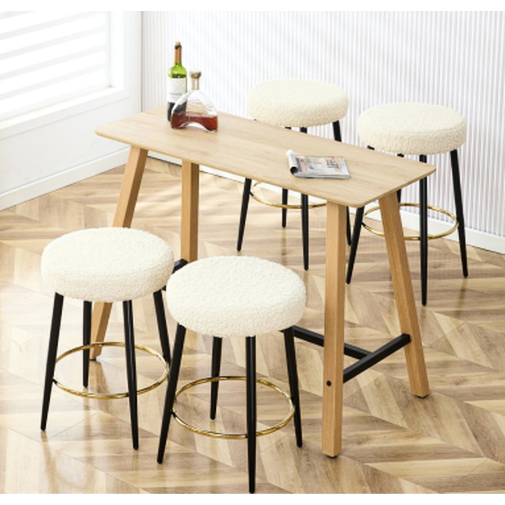 Bar Stools with Assembly Video / Simple Setup for Beginners - Walmart.com