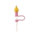 thumbnail image 1 of Bar Supplies Soft Silicone Straw With Dust Protector 1 Pack Storage Jar, 8mm Diameter Kitchen Gadget, Beverage Accessory for Household Cold Drink Smoothie Prep, 1 of 4