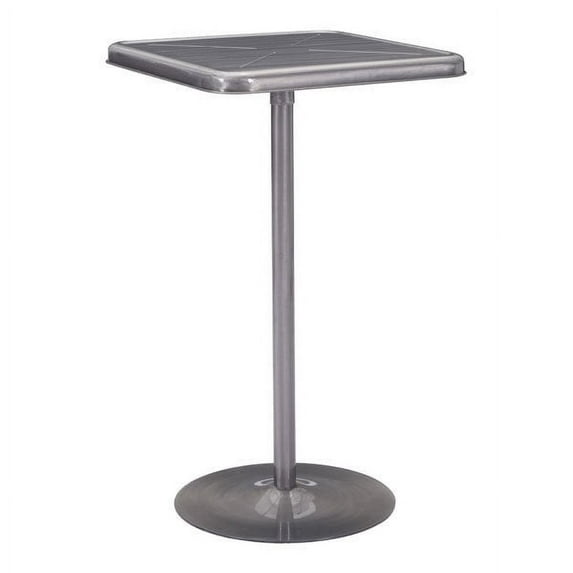 Bar Table Gunmetal - Powder Coated Metal