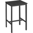 thumbnail image 1 of Bar Table, Small Kitchen Dining Table, High Top Pub Table, Height Cocktail Table for Living Room Party, Sturdy Metal Frame, 23.6 x 23.6 x 36.2 Inches for Narrow Spaces, 1 of 7
