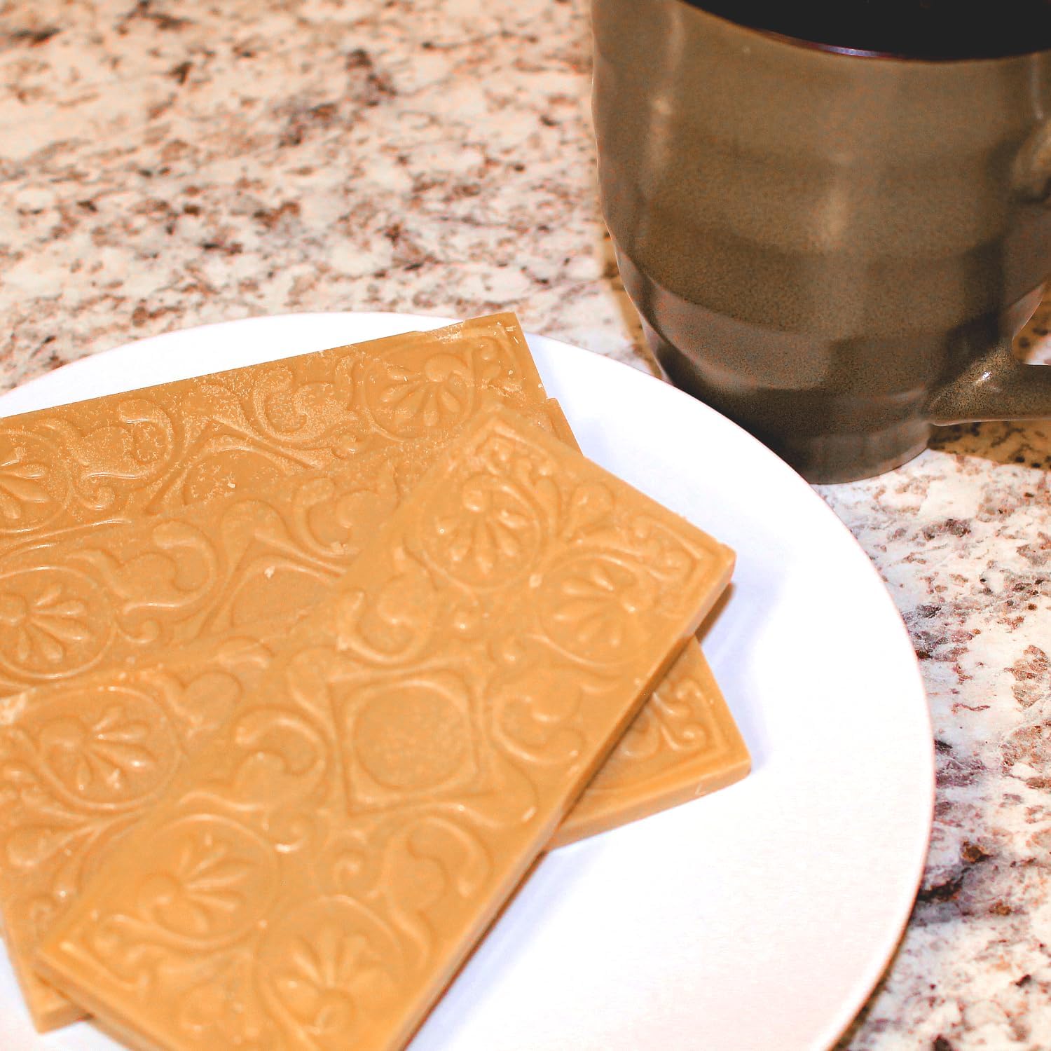 Bar White Chocolate Bar Allulose Sweetened Deliciously Sugar Candy Non GMO Gluten