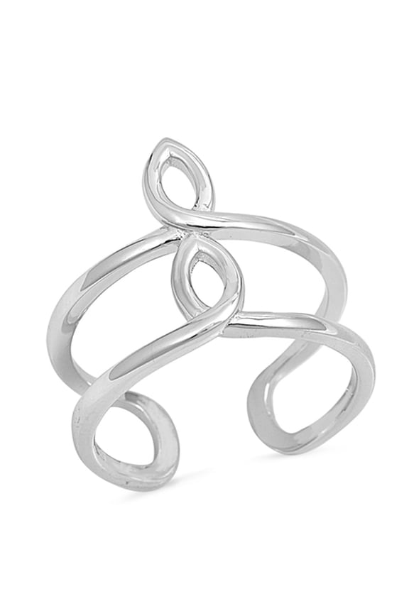 Bar Wire Knot Wholesale Ring .925 Sterling Silver Open Band Jewelry Female Male Unisex Size 10