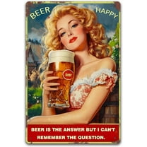 Bar beer Decoration Metal Sign，vintage tin Sign Home Coffee Shop Decoration Retro Sign （20 * 30cm）12 x 8 inches