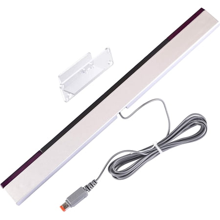 Bar for Wii , Replacement Wired Infrared Ray Bar Cable Cord for Nintendo Wii and Wii U Console