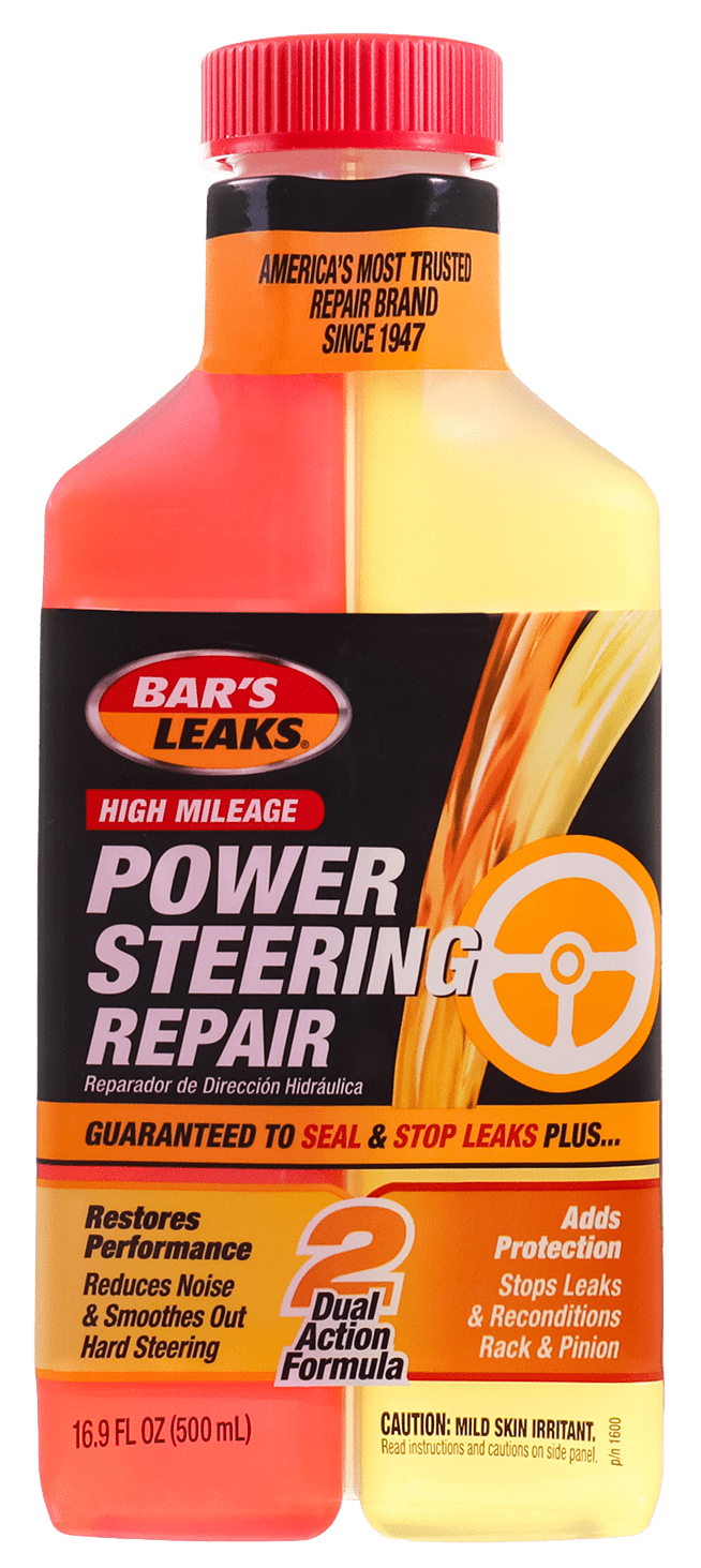 Bar's Leaks 1600 High Mileage Power Steering Repair Fluid, 16.9 oz
