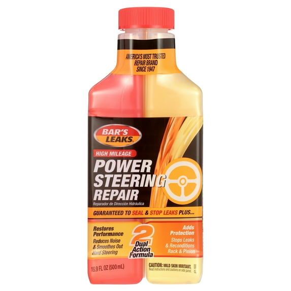 Bar's Leaks 1600 High Mileage Power Steering Fluid Repair, 16.9 oz