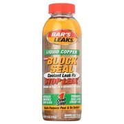 Bar's Leaks Block Seal Liquid Copper Coolant Leak Fix, 18 oz