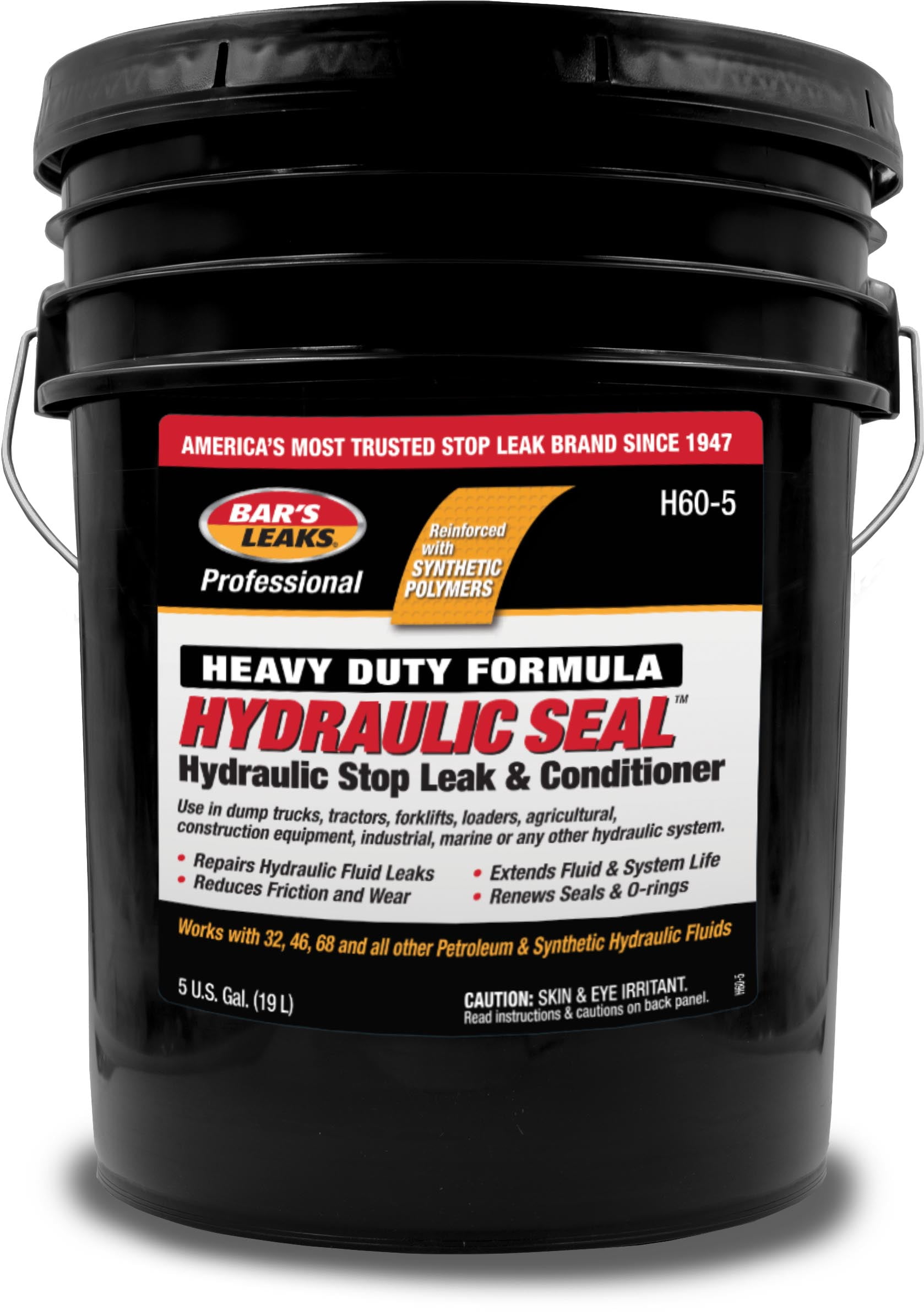Bar's Leaks H605 Hydraulic Seal Stop Leak & Conditioner, 5 gal