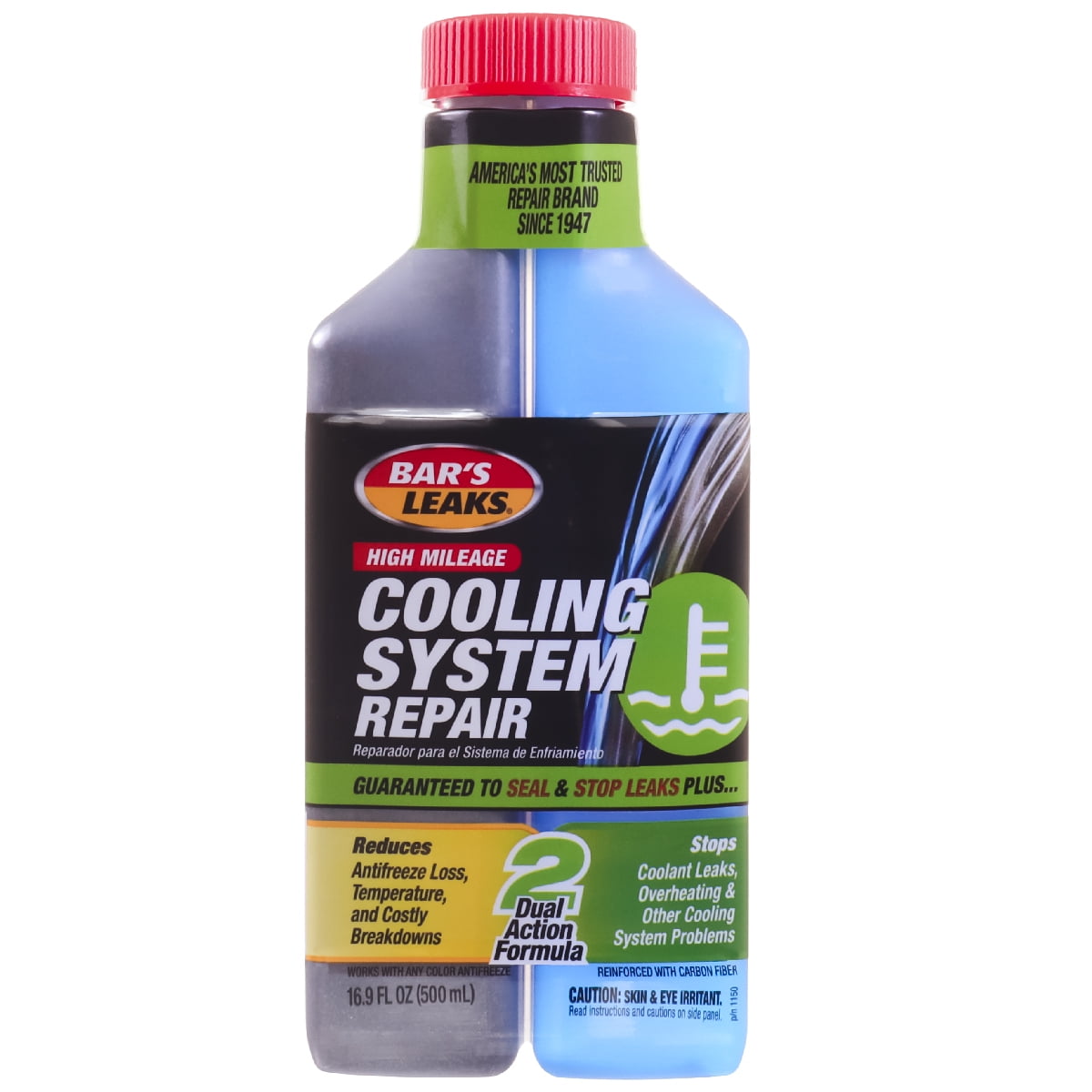 Bar's Leaks High Mileage Cooling System Repair Antifreeze and Coolant, 16.9 oz