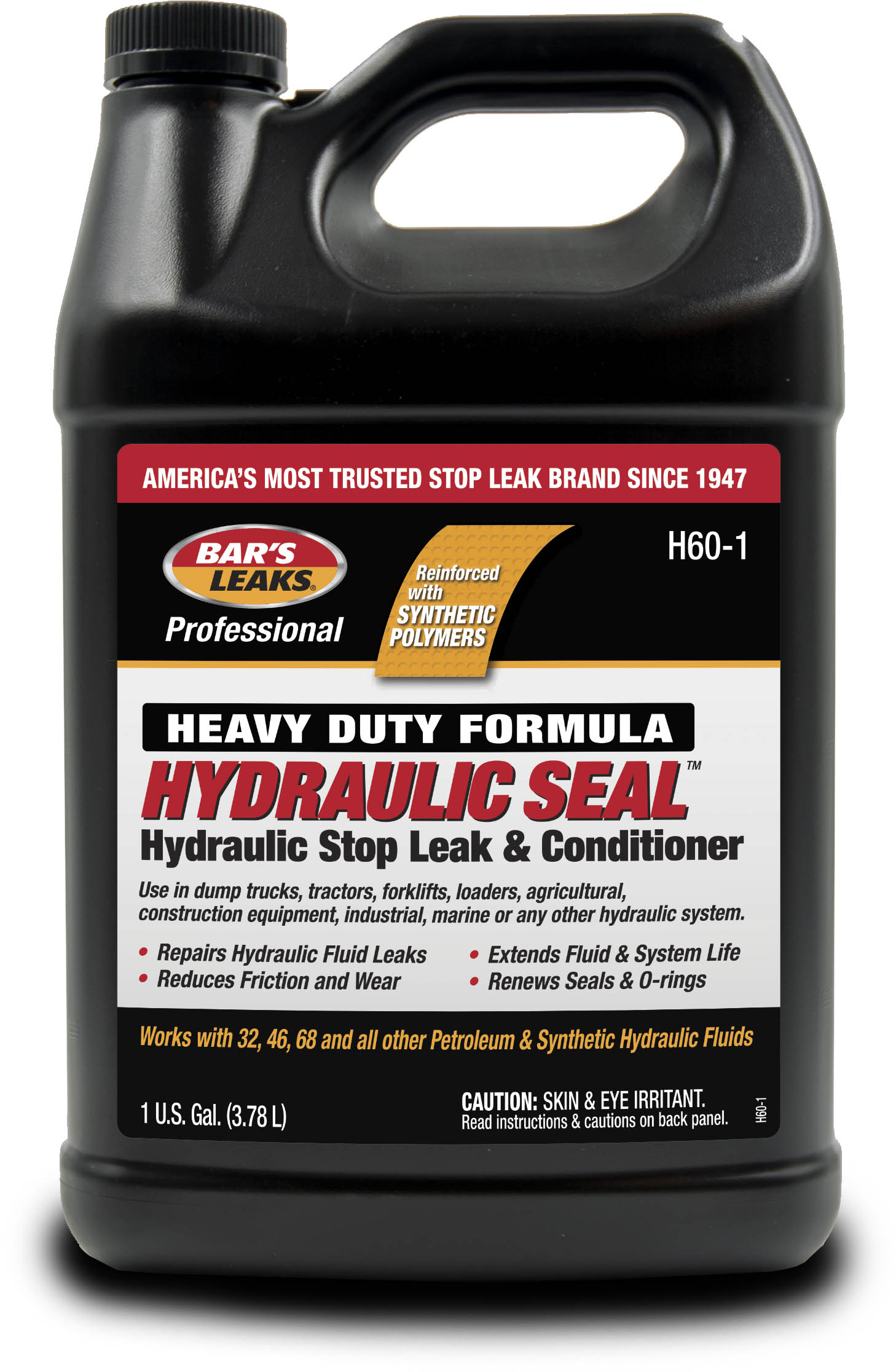 Bar's Leaks H60 Hydraulic Seal Stop Leak & Conditioner – 32 Oz