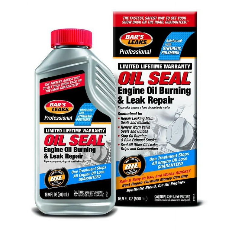 Bar's Leaks Oil Seal Engine Oil Burning & Leak Repair Additive, 16.9 oz