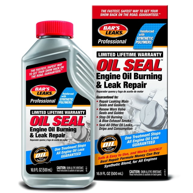 Bar's Leaks Stop-Sealer Exhaust Treatment, Oil Seal Engine Burning ...
