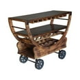 thumbnail image 1 of Bar trolley, Medium Mango and Bronze, 1 of 1