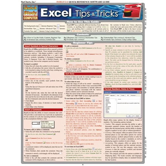 BarCharts- Inc. Excel Tips & Tricks