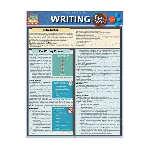 BarCharts Inc. - QuickStudy English Language Reference Set 9781423230991