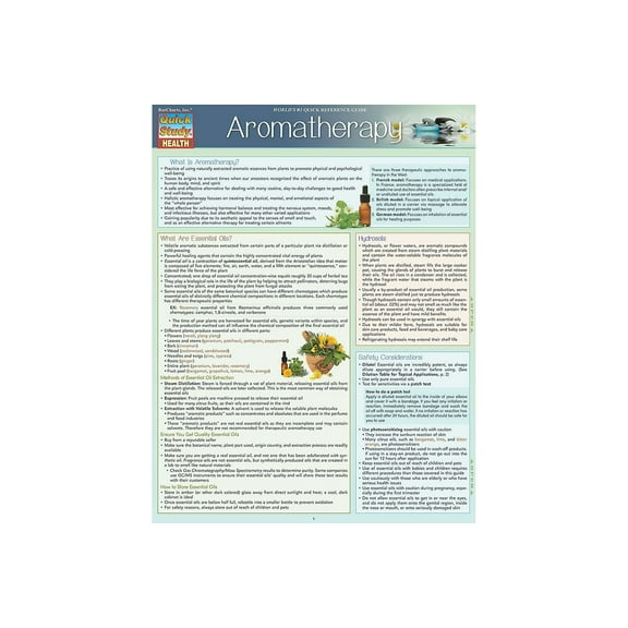 BarCharts Inc. QuickStudy Natural Health Reference Set (9781423230427)