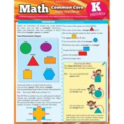 BarCharts Math Common Core For Kindergarten Quickstudy Easel