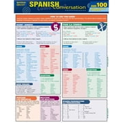 BarCharts Spanish Conversation Quizzer Quickstudy Easel