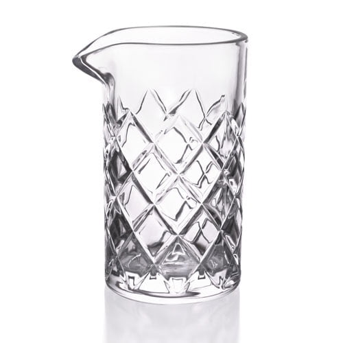 BarConic Diamond Pattern Mixing Glass, 22 oz, New