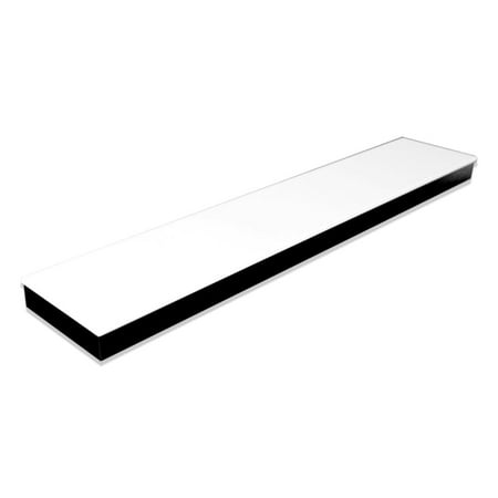 BarConic® LED Liquor Bottle Display Shelf, Low Profile, 1 Tier (Step), Black, Multi-Colored Lights, 48" Length