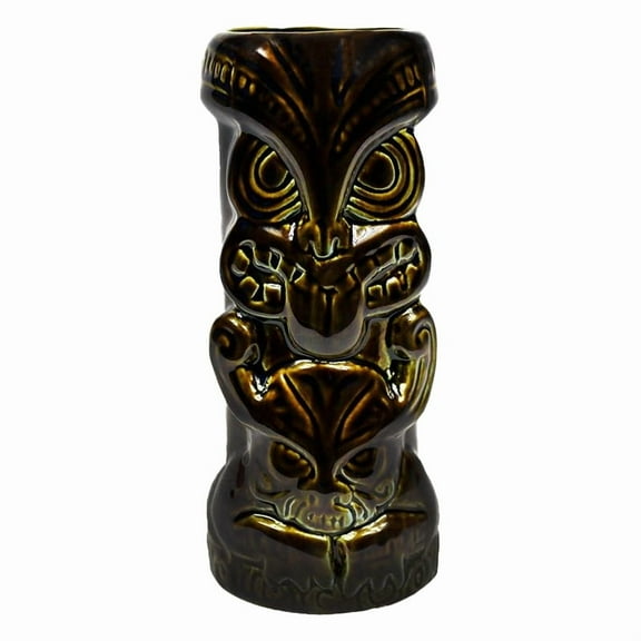 BarConic Tiki Drinkware, Ceramic Duece Mug, 18 ounce, 1 Count