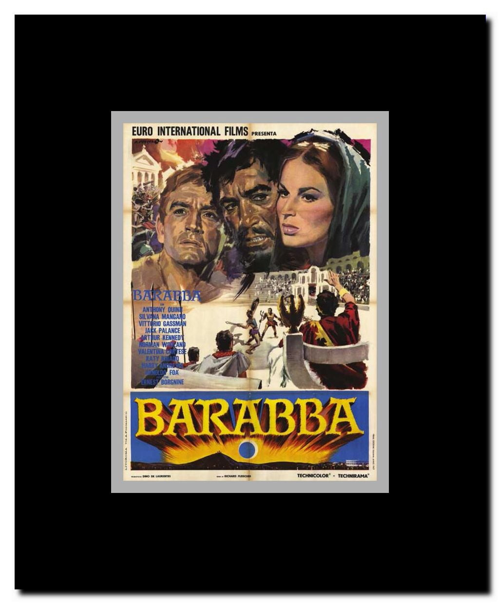 Barabbas Framed Movie Poster