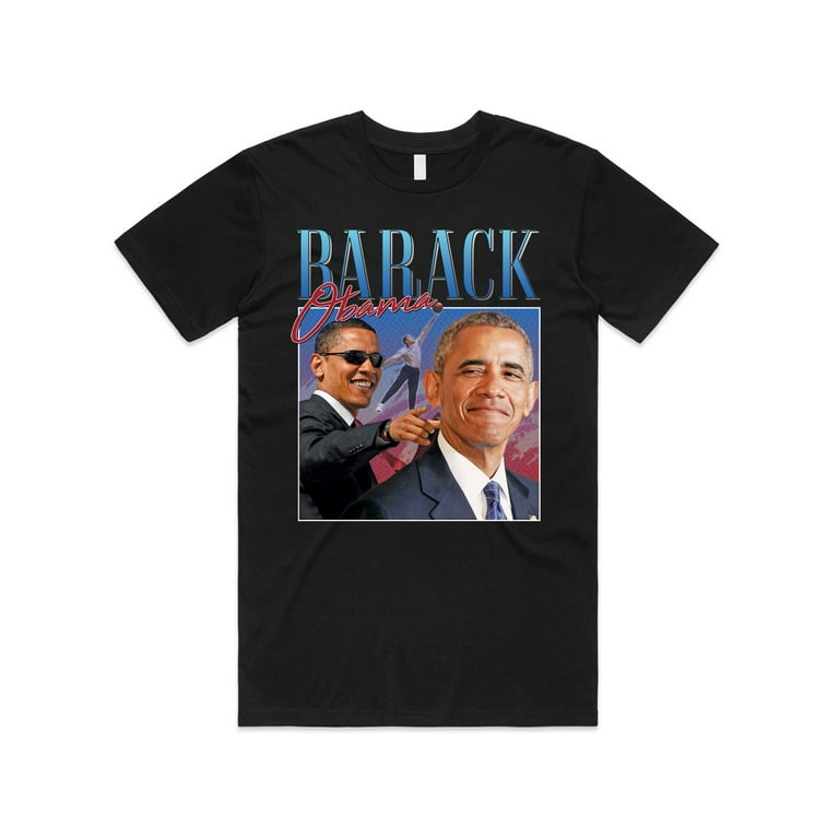 Barack Obama Homage T shirt Tee Top Funny US President Icon 2020 Election 90 s Vintage