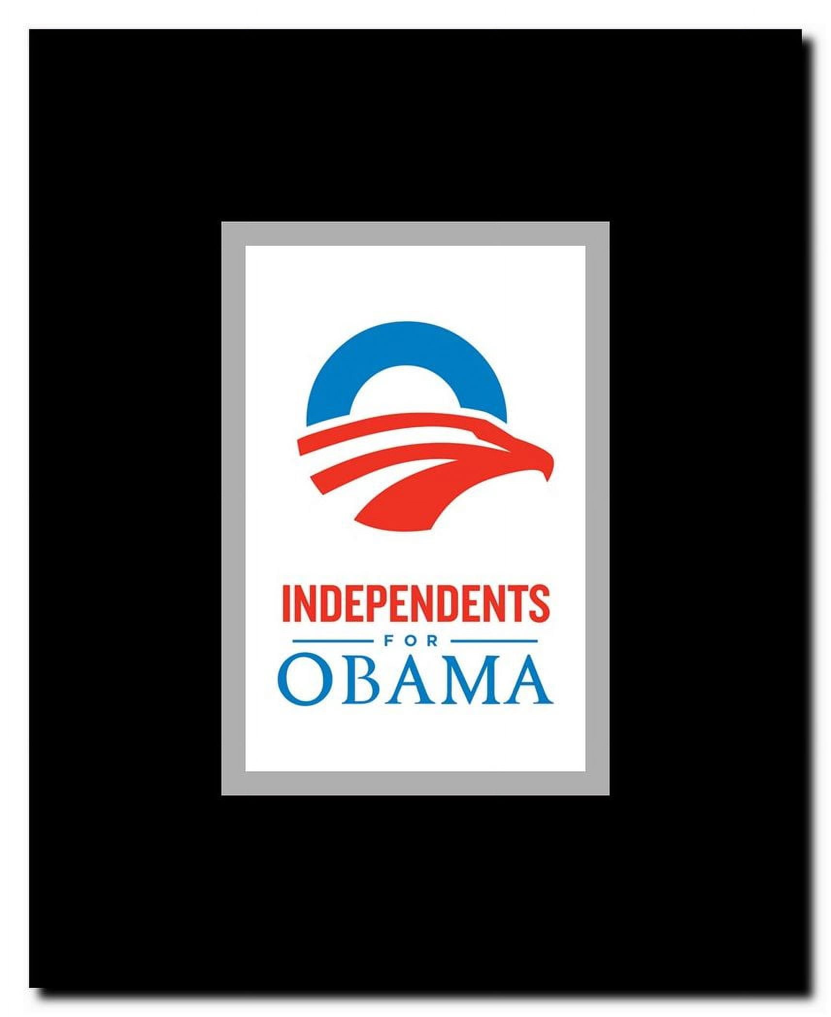 Barack Obama - (Independents for Obama) Campaign Poster Framed Movie Poster