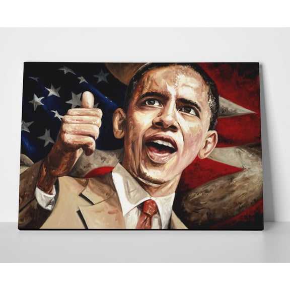 Barack Obama Poster or Wrapped Canvas