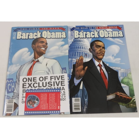 Barack Obama: Road to the White House #1-2 VF/NM complete series J. Scott Campbell ; IDW