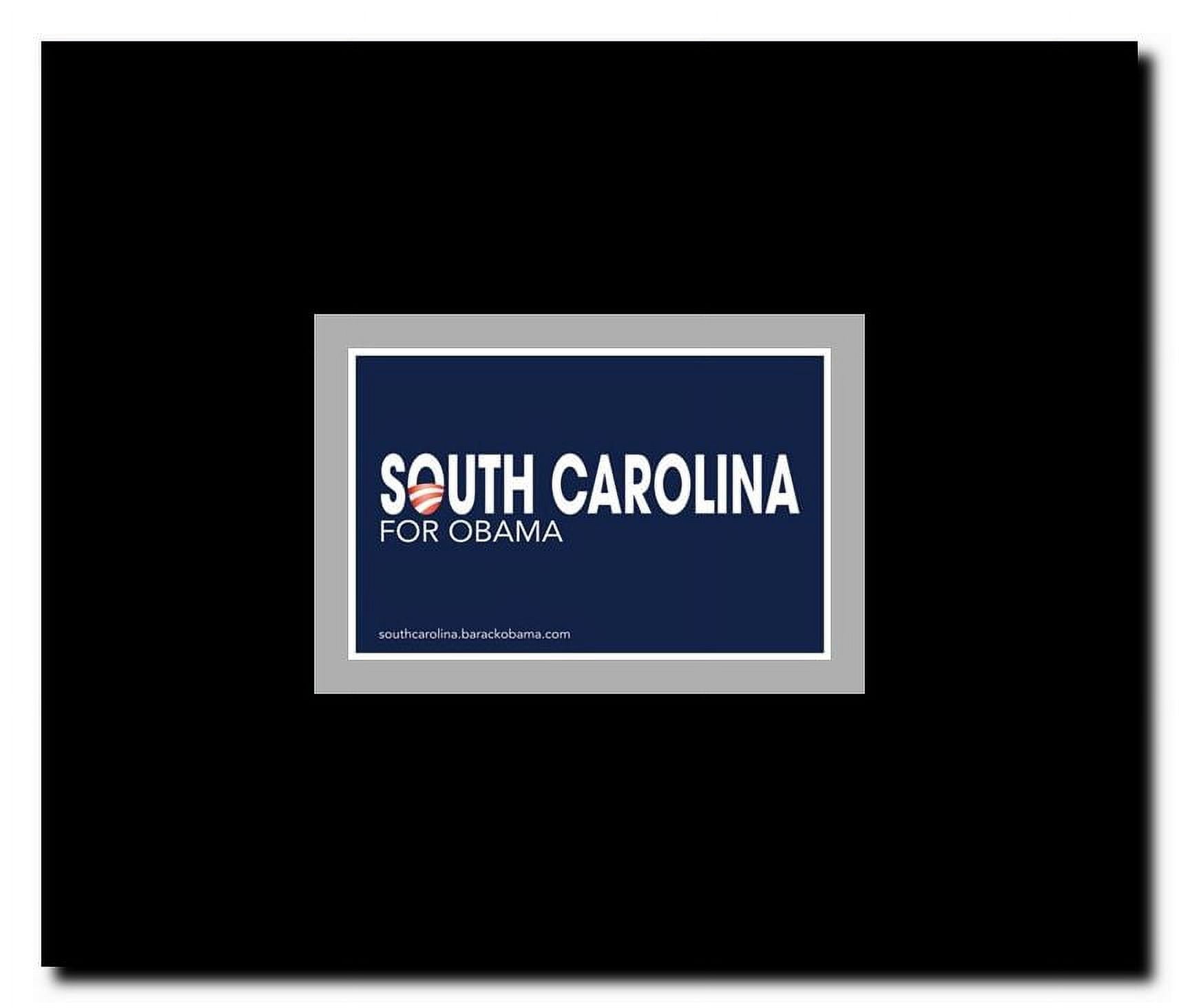 Barack Obama - (South Carolina for Obama) Campaign Poster Framed Movie Poster
