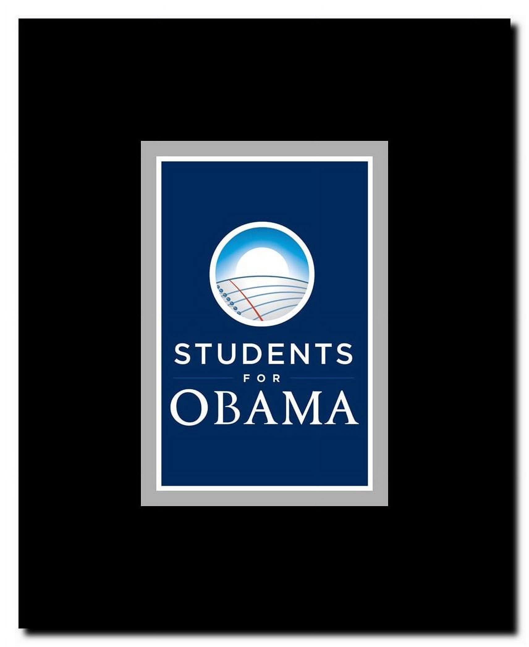 Barack Obama - (Students for Obama) Campaign Poster Framed Movie Poster