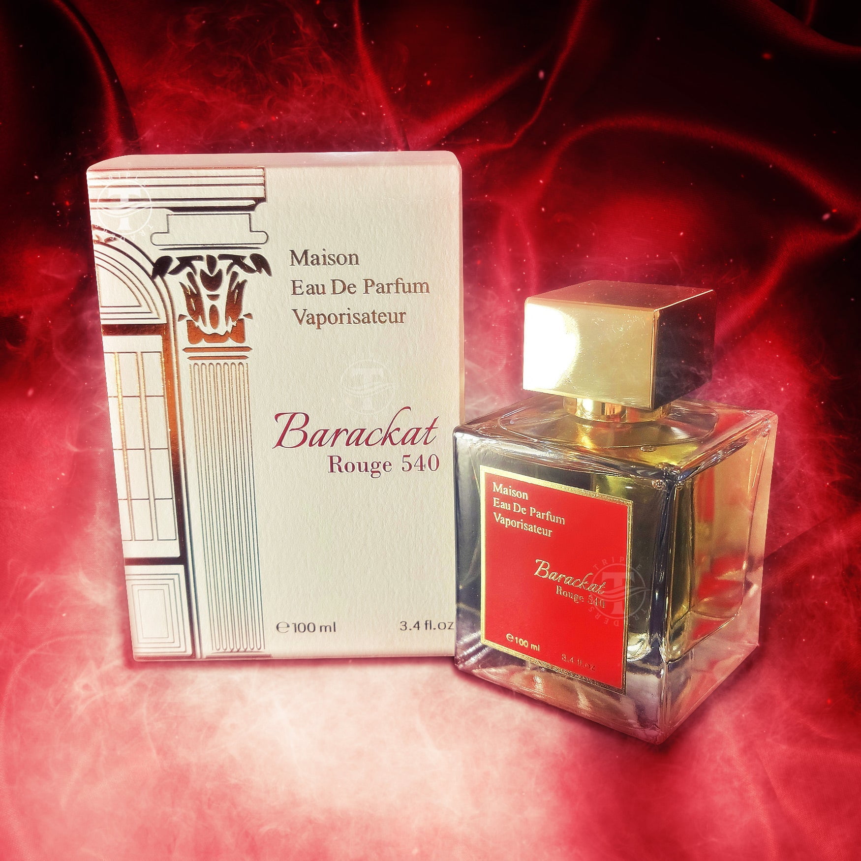 Barackat Rouge 540 Eau De Parfum By Yasmeen 100ml 3.4 fl oz * LONG