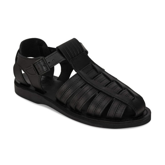 Barak - Leather Closed Toe Sandal - Mens Sandals
