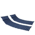 thumbnail image 1 of Barara King 2 PCS Set Outdoor Lounge Chair Cushion Replacement Patio Seat Cushion ，NAVY BLUE, 1 of 5