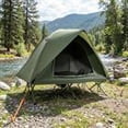 thumbnail image 1 of Barara King 2-Person Foldable Off-Ground Camping Cot Tent Combo with Sturdy Frame for Adults Outdoor Hiking Backpacking and Camping Adventure, Green, 1 of 7