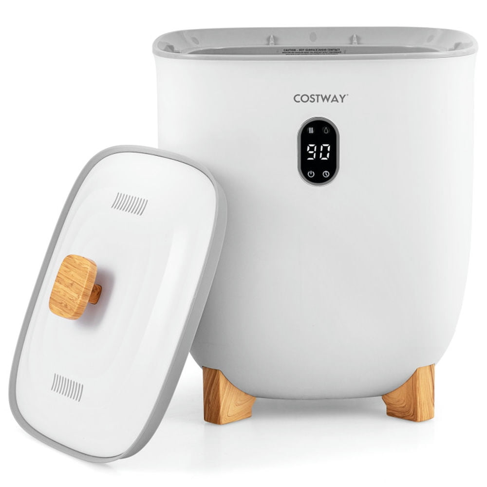 Barara King 20L Towel Warmer Bucket with PTC Air Heater for Rapid and Even Heating-White