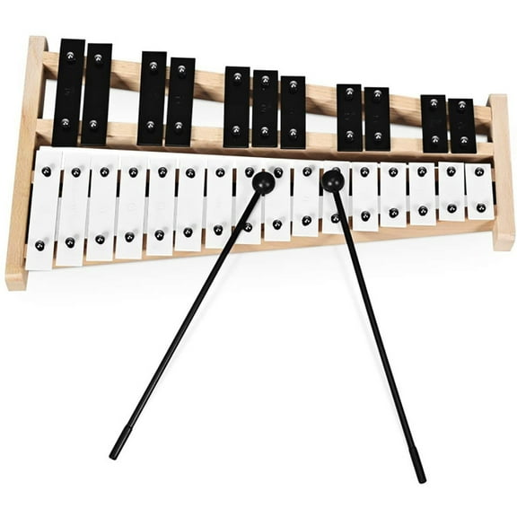 Barara King 27 Note Glockenspiel Xylophone with 2 Rubber Mallets