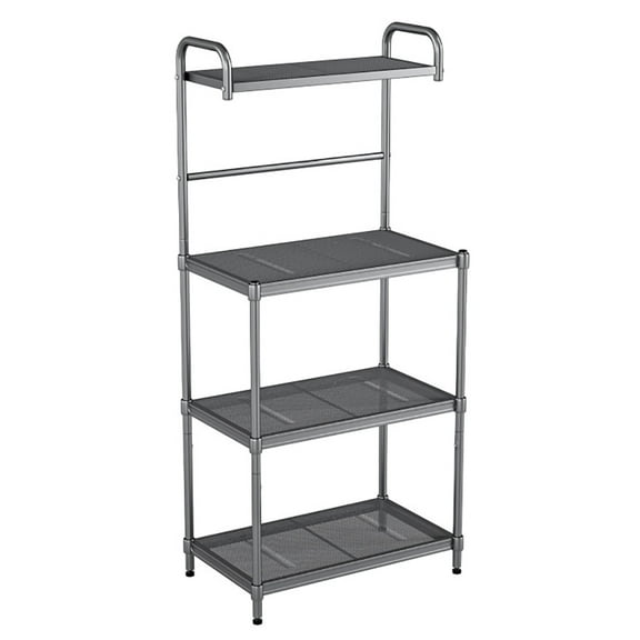 Barara King Baker's Rack, Microwave Stand,Bun Pan Sheet Rack, Kitchen Storage Shelf Rack,4-Tier Bakers Rack Stand Shelves Kitchen Storage Rack Organizer