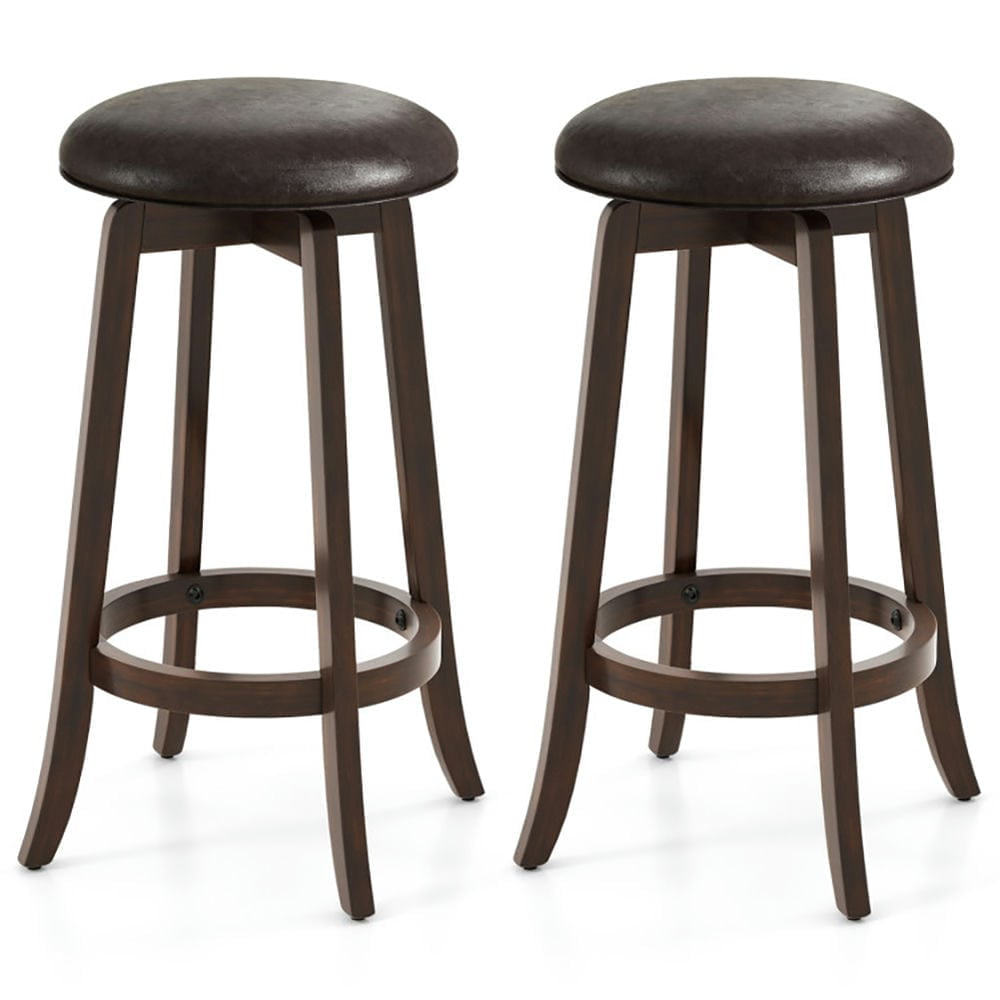 Barara King Bar Stools, Counter Bar Stools,Set of 2 24/29 Inch ...
