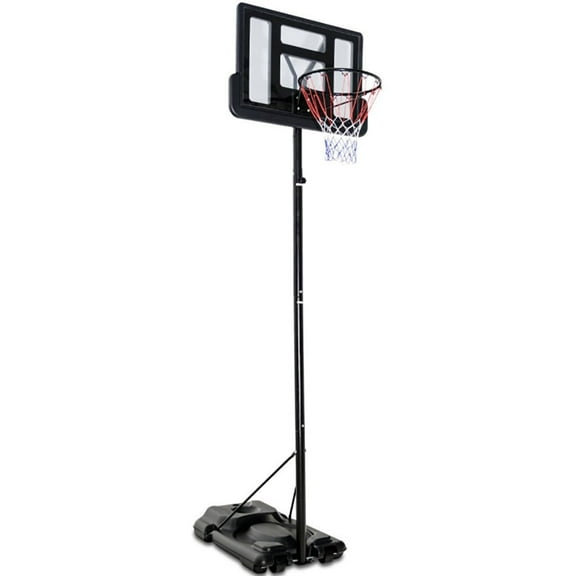 Barara King Basketball Hoop Outdoor Indoor,Height Adjustable Portable Shatterproof Backboard Basketball Hoop with 2 Nets