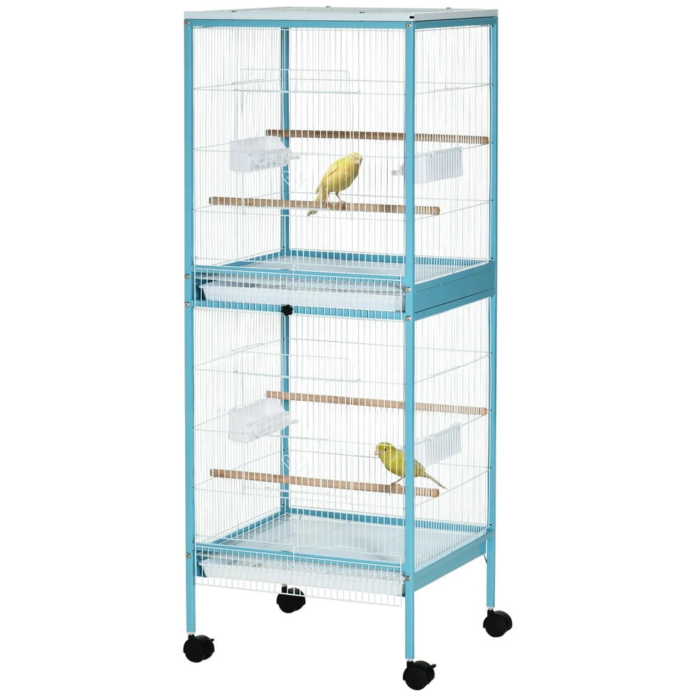 View of Barara King Bird Cage, Bird Habitat Small Animal Travel Cage,55