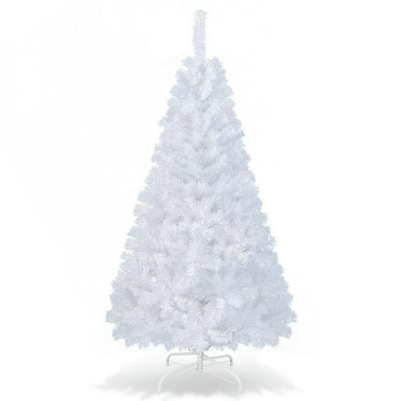 Barara King Christmas Tree,Home Party Christmas Tree Decorations,5 ft White Artificial PVC Christmas Tree