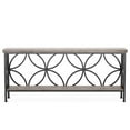 thumbnail image 1 of Barara King Console Table, Entryway Table, Console Sofa Table, Display Shelf,2-Tier Console Table, 70.9" Industrial Sofa Table Behind Couch,Gray, 1 of 4