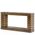 thumbnail image 1 of Barara King Console Table, Entryway Table, Console Sofa Table, Display Shelf,70.8" Console Table, Wood Rectangular Sofa Table,Brown, 1 of 4